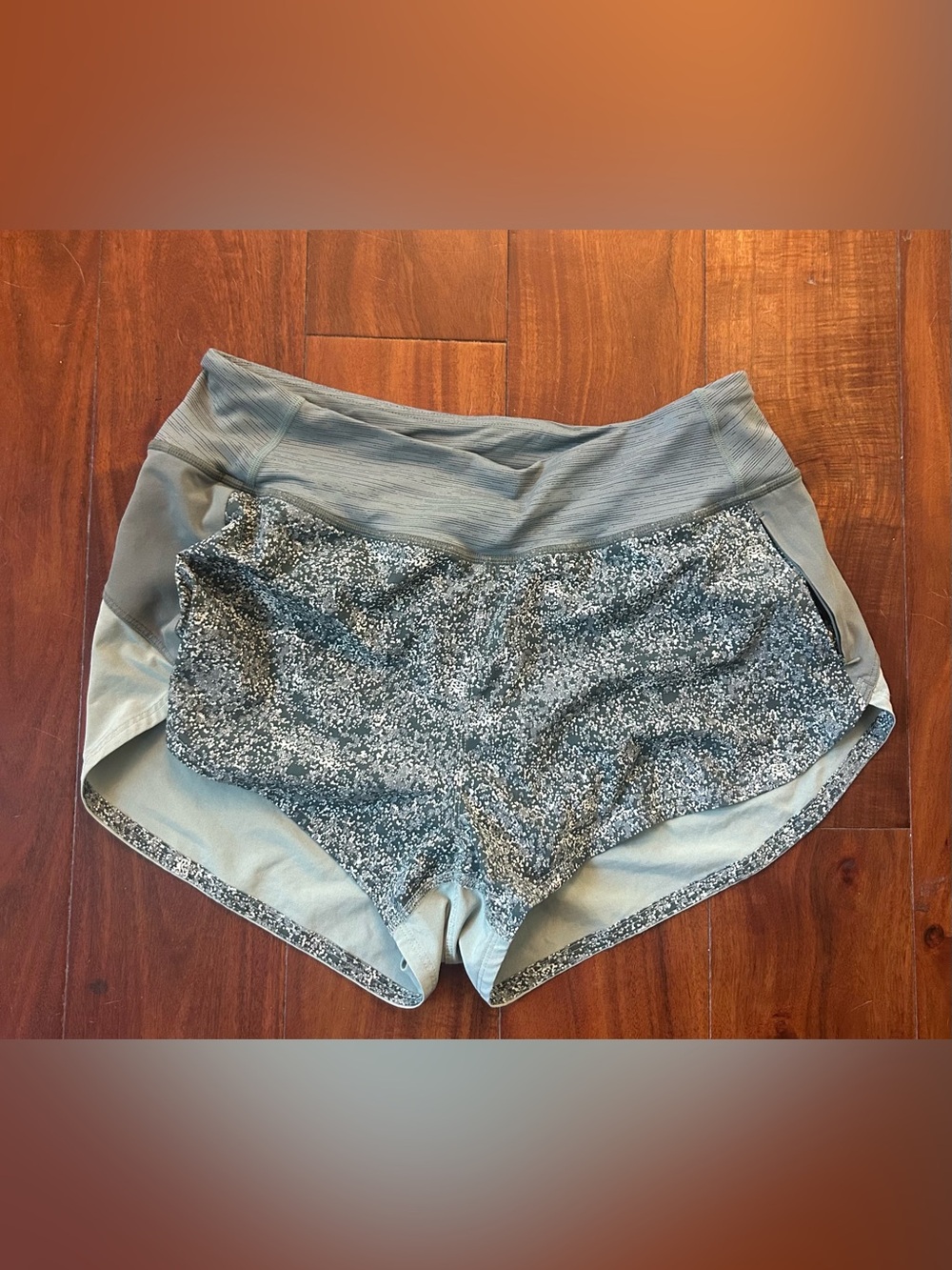 Outdoor Voices Midrise  Shorts Sage HUDSON model no longer available Medium